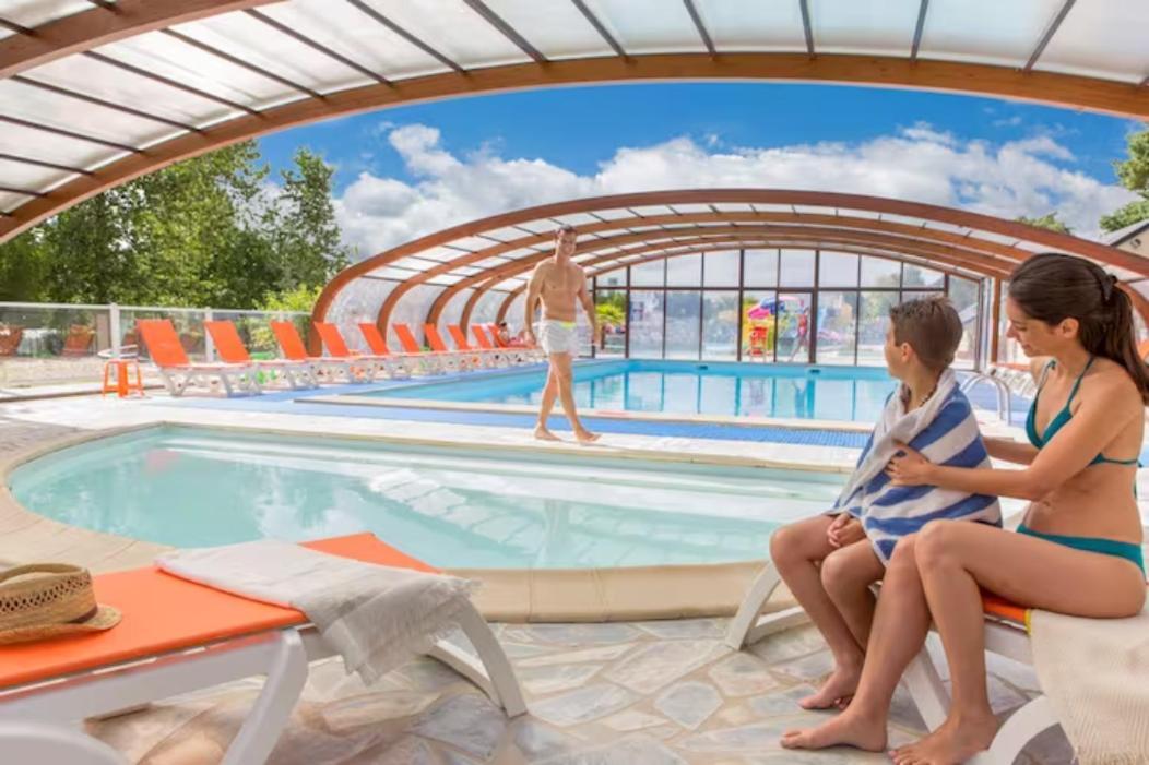 Mobil-Home 4 Etoiles Avec Piscine Proche De Blois Onzain Exterior foto