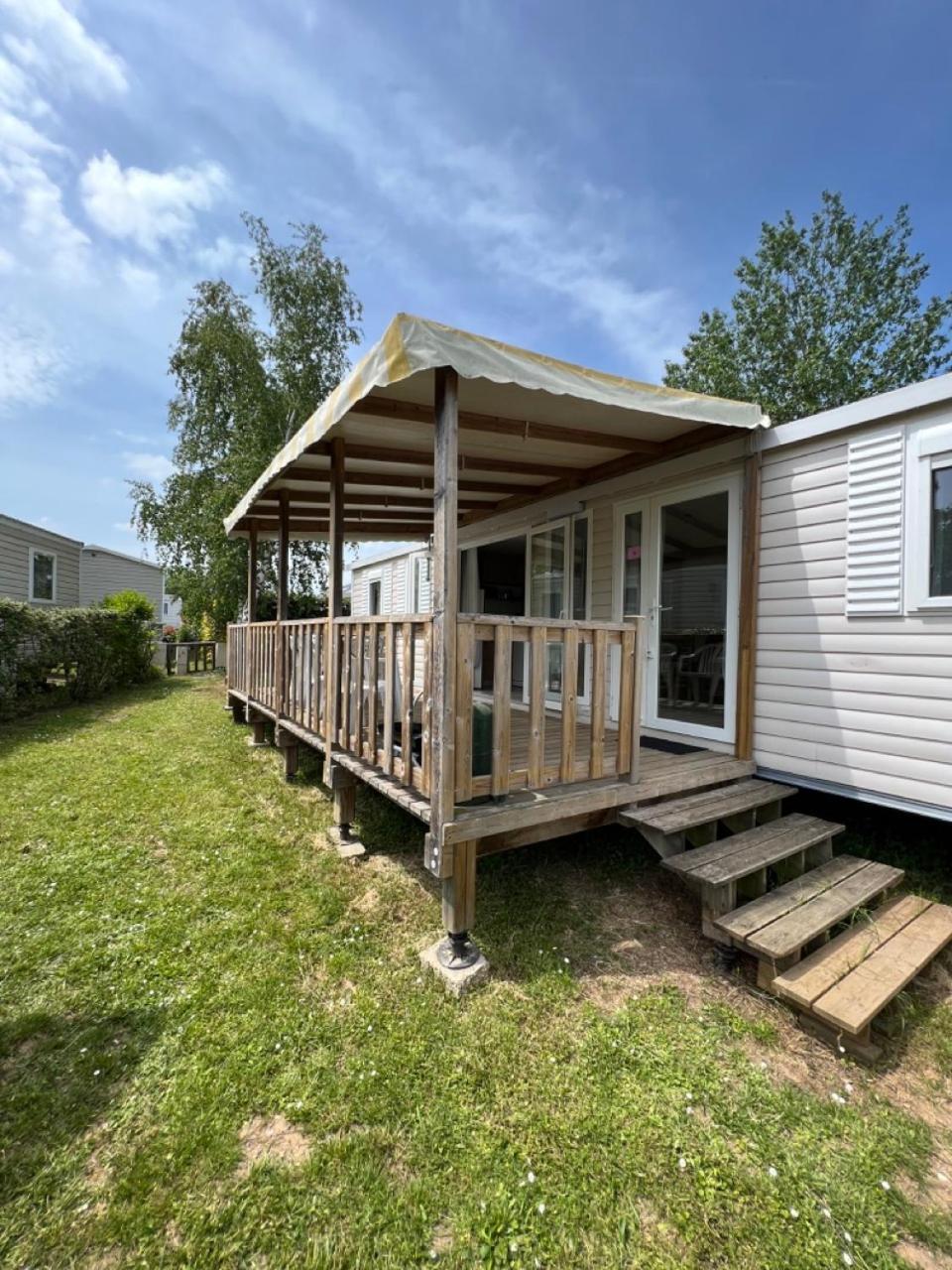 Mobil-Home 4 Etoiles Avec Piscine Proche De Blois Onzain Exterior foto